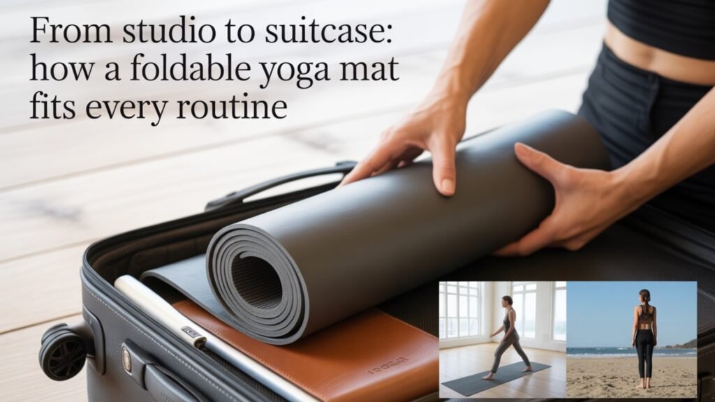foldable yoga mat