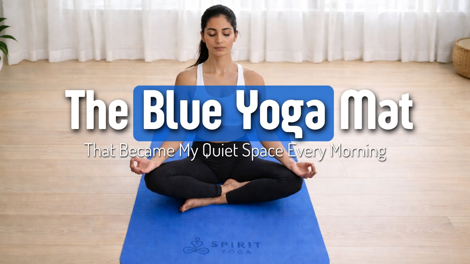 Blue Yoga Mat