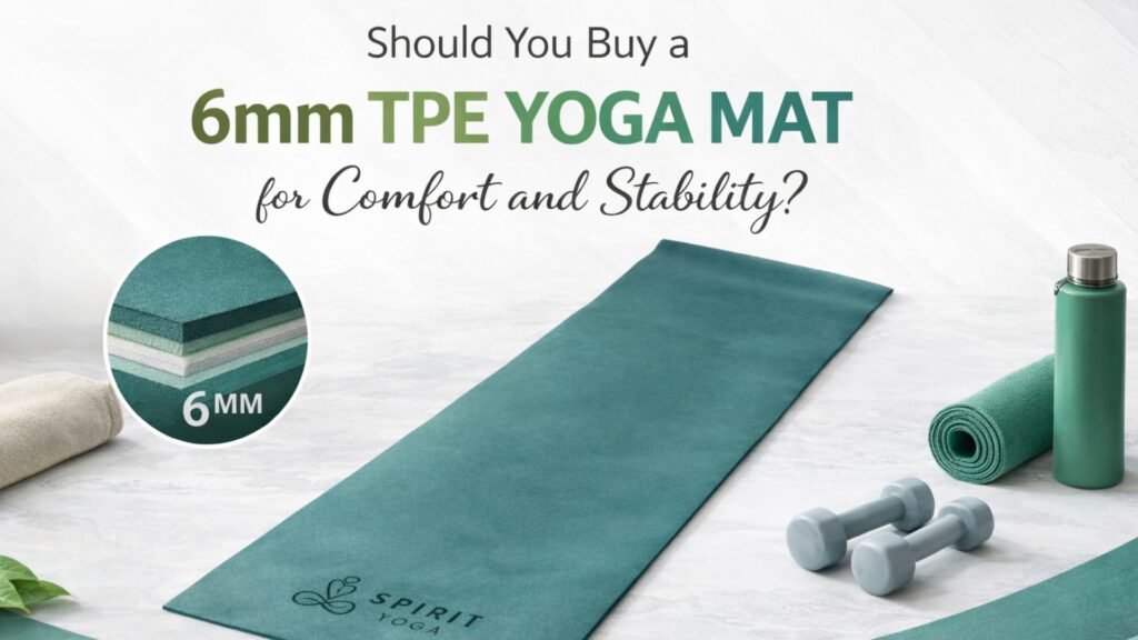 TPE yoga mat 6mm